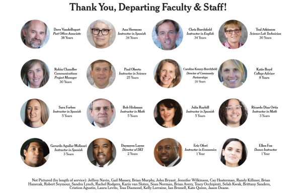 Retiring Faculty Reflect on 98 Years of Service